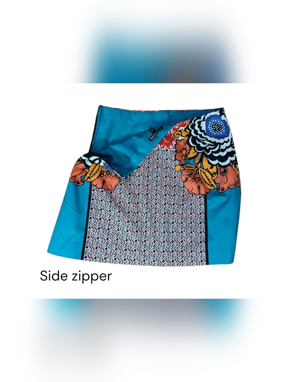 Express Colorfull Tropical Summer Mimi Skirt - Picture 2 of 7